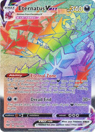 Eternatus VMAX - 192/189 - Hyper Rare available at 401 Games Canada