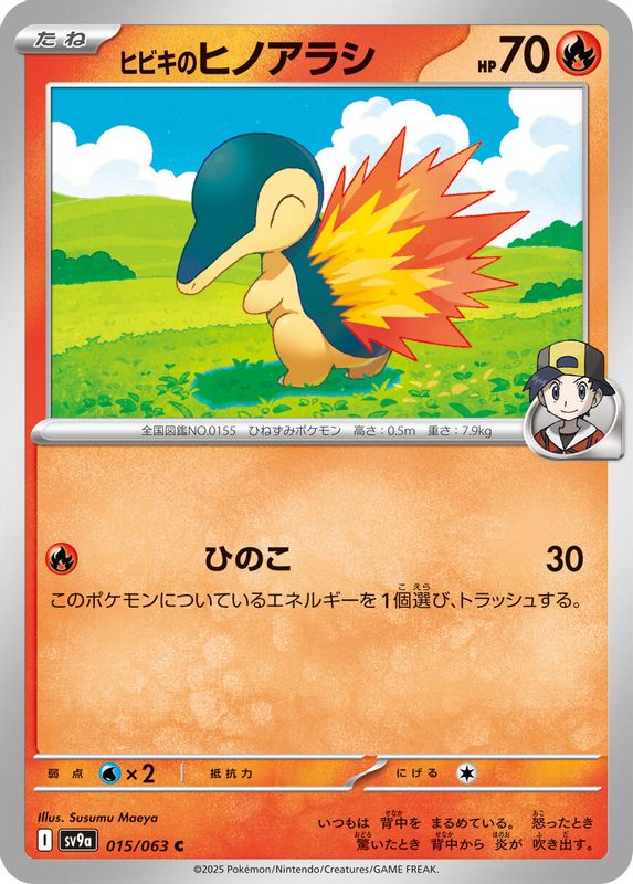 Ethan's Cyndaquil (Japanese) - 015/063 - Common