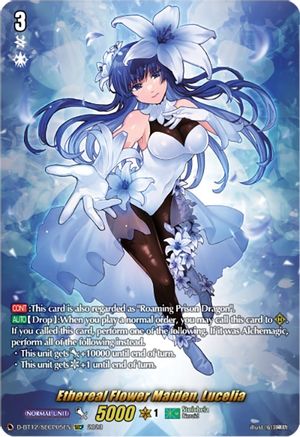 Ethereal Flower Maiden, Lucelia - D-BT12/SECP05EN - Secret Rare P available at 401 Games Canada