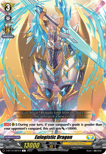 Eulogistic Dragon - D-BT10/081 - Common available at 401 Games Canada