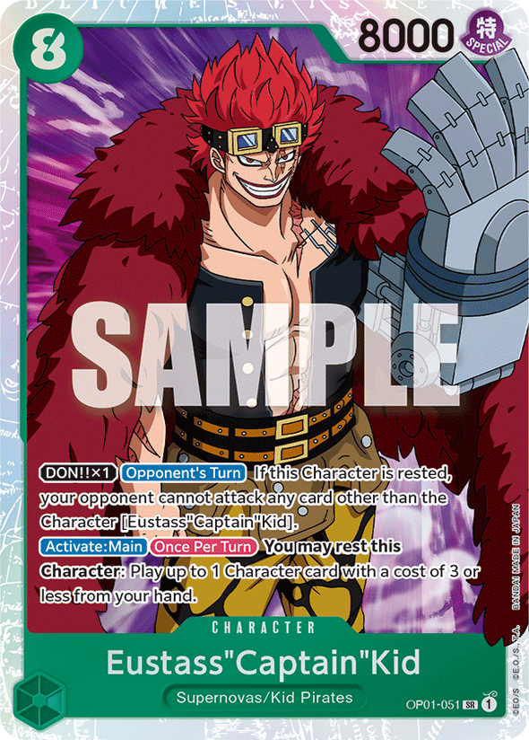 Eustass"Captain"Kid - OP01-051 - Super Rare available at 401 Games Canada