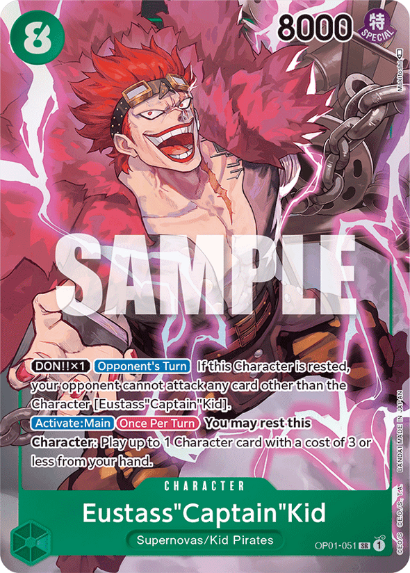 Eustass"Captain"Kid (Parallel) - OP01-051 - Super Rare available at 401 Games Canada