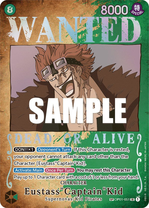 Eustass"Captain"Kid (Wanted Poster) - OP01-051 - Super Rare available at 401 Games Canada