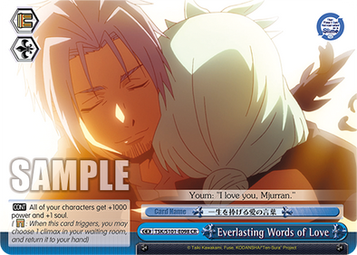 Everlasting Words of Love - TSK/S101-E098 - Climax Rare available at 401 Games Canada