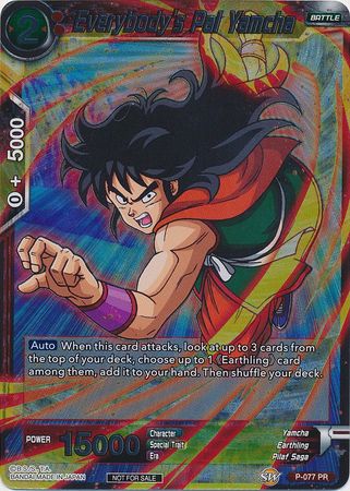 Everybody's Pal Yamcha - P-077 - Promo (Foil) available at 401 Games Canada