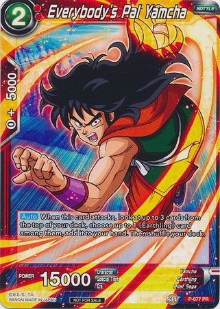 Everybody's Pal Yamcha - P-077 - Promo (Non-Foil) available at 401 Games Canada