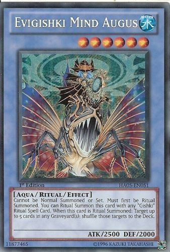 Evigishki Mind Augus - HA05-EN051 - Secret Rare - 1st Edition available at 401 Games Canada