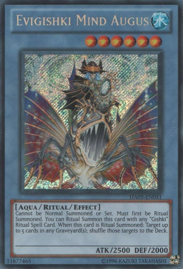 Evigishki Mind Augus - HA05-EN051 - Secret Rare - Unlimited available at 401 Games Canada