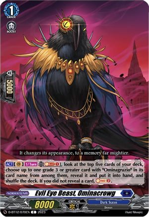 Evil Eye Beast, Ominacrowg - D-BT12/070EN - Common available at 401 Games Canada