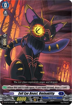 Evil Eye Beast, Ominakitty - D-BT12/072EN - Common available at 401 Games Canada