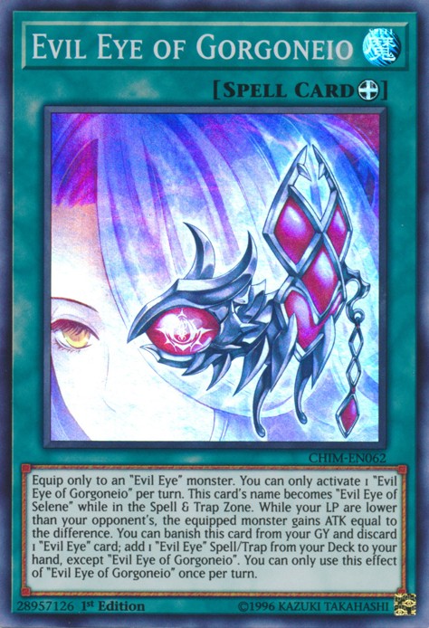 Evil Eye of Gorgoneio - CHIM-EN062 - Super Rare - 1st Edition available at 401 Games Canada