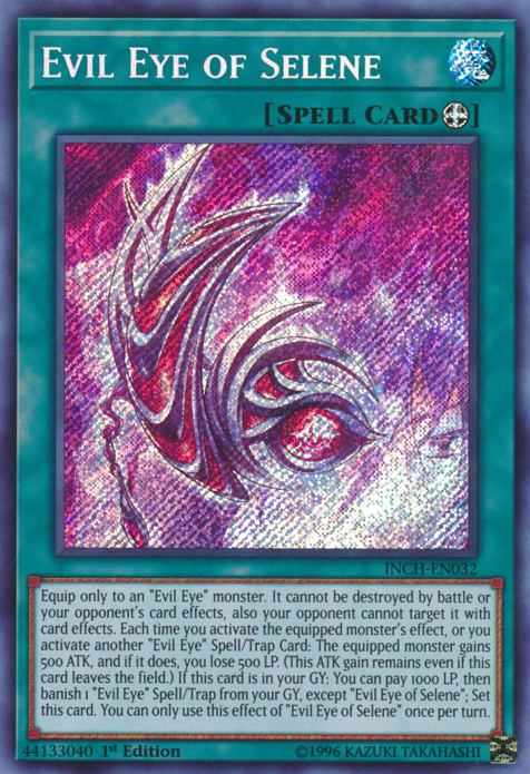 Evil Eye of Selene - INCH-EN032 - Secret Rare - 1st Edition available at 401 Games Canada
