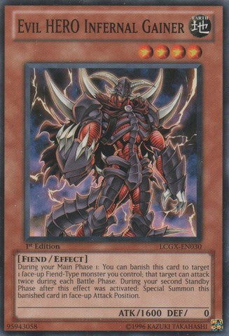 Evil HERO Infernal Gainer - LCGX-EN030 - Common - 1st Edition available at 401 Games Canada