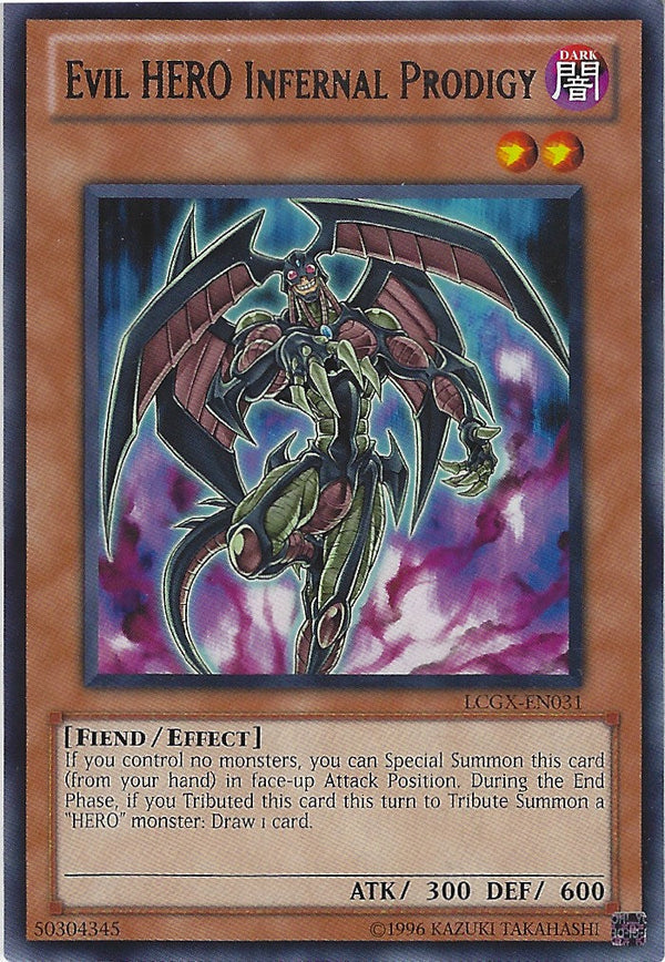 Evil HERO Infernal Prodigy - LCGX-EN031 - Rare - Unlimited available at 401 Games Canada
