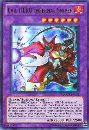 Evil HERO Infernal Sniper - LCGX-EN071 - Ultra Rare - Unlimited available at 401 Games Canada