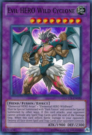 Evil HERO Wild Cyclone - LCGX-EN070 - Super Rare - Unlimited available at 401 Games Canada