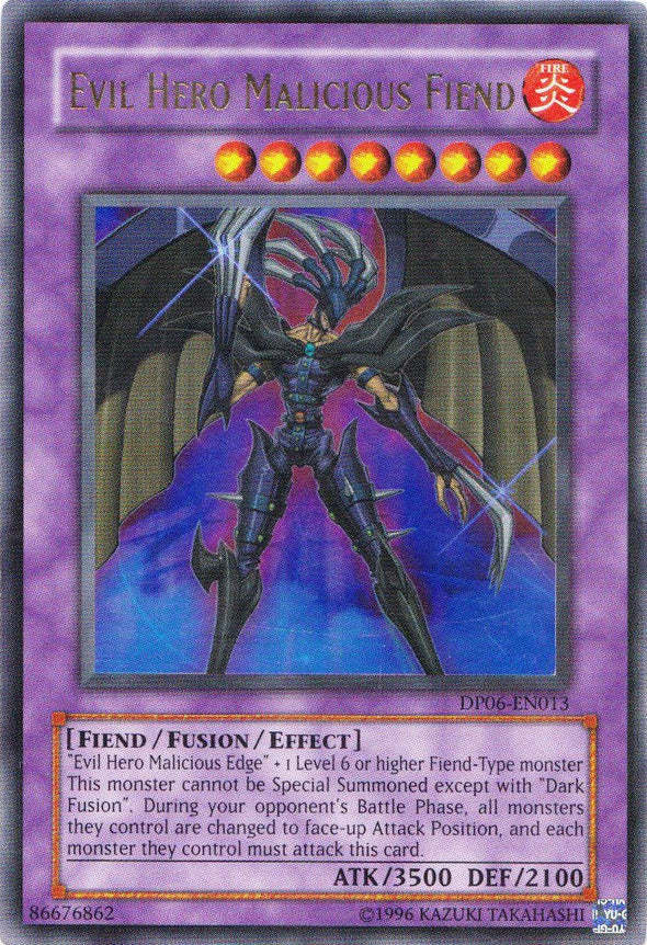 Evil Hero Malicious Fiend - DP06-EN013 - Ultra Rare - Unlimited available at 401 Games Canada