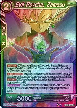 Evil Psyche Zamasu - BT3-077 - Common (Foil) available at 401 Games Canada