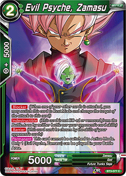 Evil Psyche Zamasu - BT3-077 - Common available at 401 Games Canada