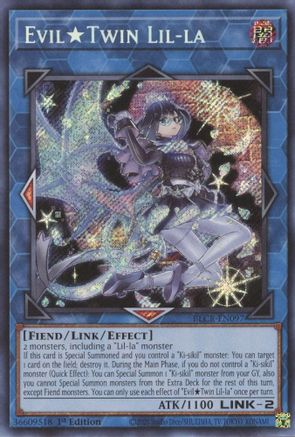 Evil Twin Lil-la - BLCR-EN097 - Secret Rare - 1st Edition available at 401 Games Canada