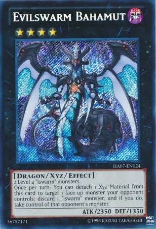 Evilswarm Bahamut - HA07-EN024 - Secret Rare - Unlimited available at 401 Games Canada