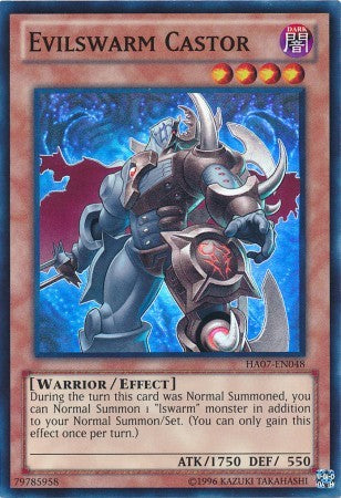 Evilswarm Castor - HA07-EN048 - Super Rare - Unlimited available at 401 Games Canada