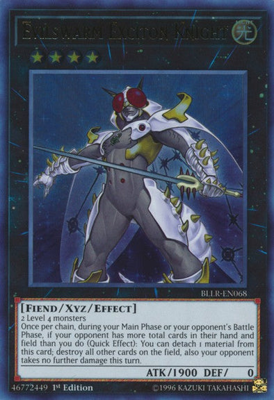 Evilswarm Exciton Knight - BLLR-EN068 - Ultra Rare - 1st Edition available at 401 Games Canada