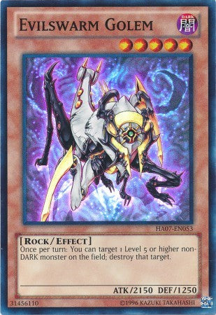 Evilswarm Golem - HA07-EN053 - Super Rare - Unlimited available at 401 Games Canada