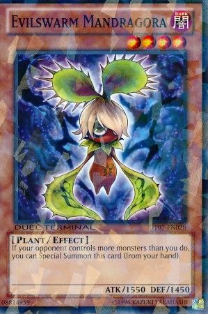 Evilswarm Mandragora - DT07-EN028 - Normal Parallel Rare available at 401 Games Canada