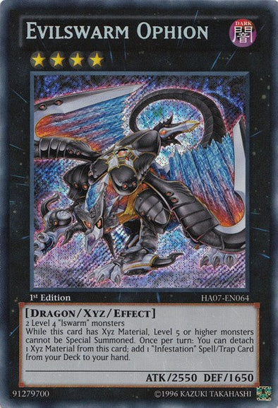 Evilswarm Ophion - HA07-EN064 - Secret Rare - 1st Edition available at 401 Games Canada