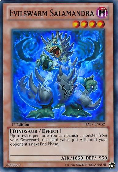 Evilswarm Salamandra - HA07-EN052 - Super Rare - 1st Edition available at 401 Games Canada
