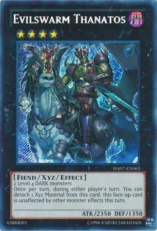 Evilswarm Thanatos - HA07-EN063 - Secret Rare - Unlimited available at 401 Games Canada