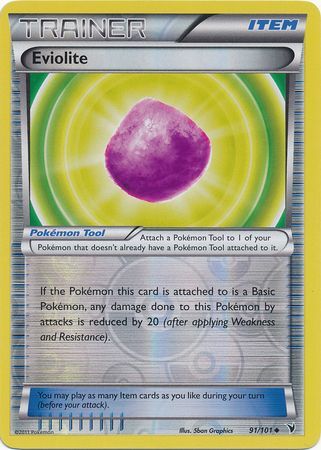 Eviolite - 91/101 - Uncommon - Reverse Holo available at 401 Games Canada