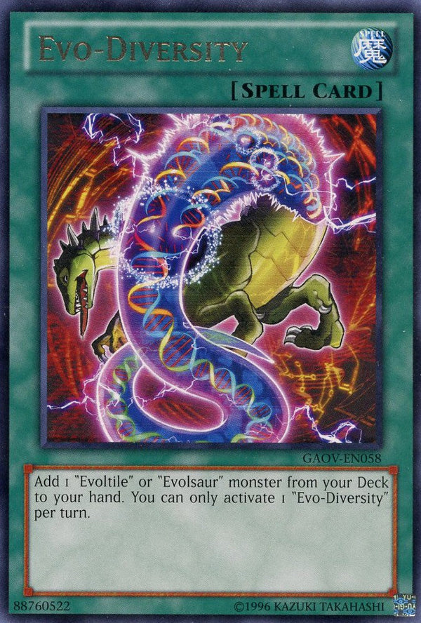 Evo-Diversity - GAOV-EN058 - Rare - Unlimited available at 401 Games Canada