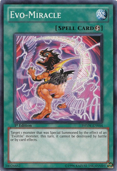 Evo-Miracle - PHSW-EN054 - Common - 1st Edition available at 401 Games Canada