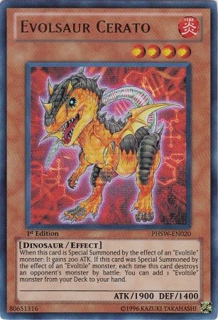 Evolsaur Cerato - PHSW-EN020 - Ultra Rare - 1st Edition available at 401 Games Canada