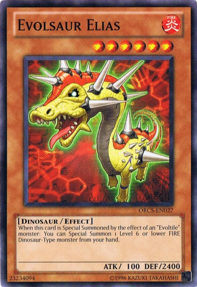 Evolsaur Elias - ORCS-EN027 - Common - Unlimited available at 401 Games Canada