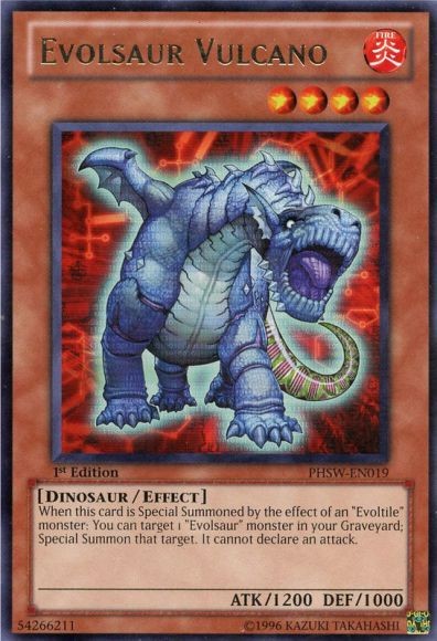 Evolsaur Vulcano - PHSW-EN019 - Rare - 1st Edition available at 401 Games Canada