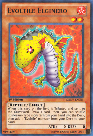 Evoltile Elginero - GAOV-EN083 - Super Rare - 1st Edition available at 401 Games Canada