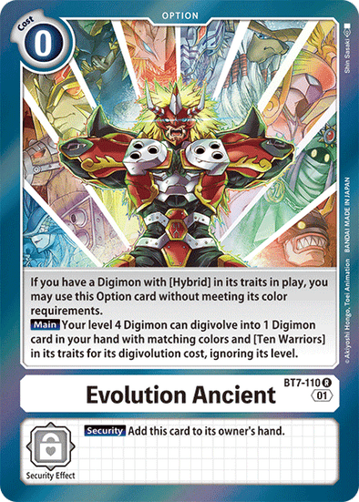 Evolution Ancient - BT7-110 - Rare available at 401 Games Canada