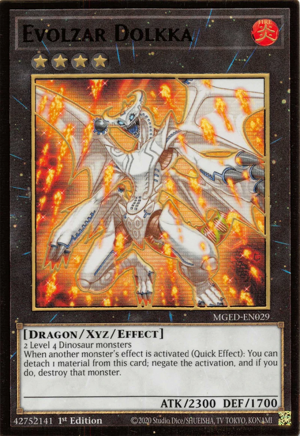 Evolzar Dolkka - MGED-EN029 - Premium Gold Rare - 1st Edition available at 401 Games Canada