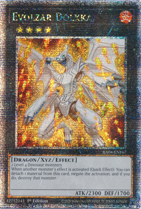 Evolzar Dolkka - RA04-EN167 - Quarter Century Secret Rare - 1st Edition