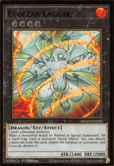 Evolzar Laggia - MGED-EN028 - Premium Gold Rare - 1st Edition available at 401 Games Canada