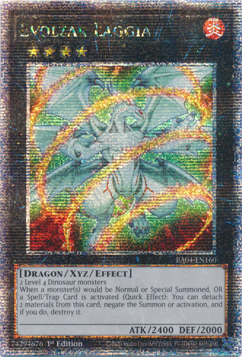 Evolzar Laggia - RA04-EN160 - Quarter Century Secret Rare - 1st Edition