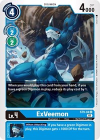 ExVeemon - ST9-04 - Uncommon available at 401 Games Canada