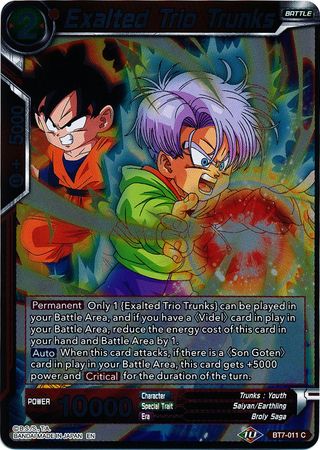 Exalted Trio Trunks - BT7-011 - Common (FOIL) available at 401 Games Canada