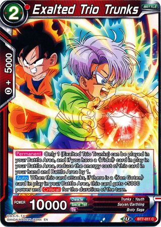 Exalted Trio Trunks - BT7-011 - Common available at 401 Games Canada