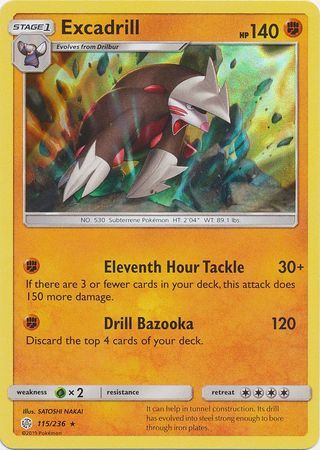 Excadrill - 115/236 - Holo Rare available at 401 Games Canada