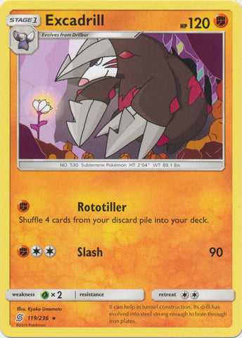 Excadrill - 119/236 - Rare available at 401 Games Canada