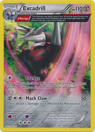 Excadrill - 97/160 - Holo Rare available at 401 Games Canada